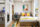 A fully furnished bedroom