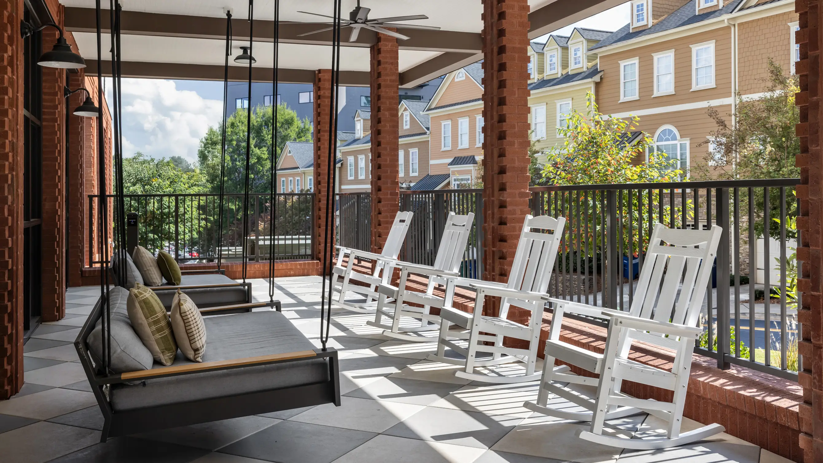 Outdoor seating area